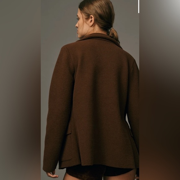 Anthropologie NVLT Knit Fringe Blazer Coatigan, MED NWOT - Picture 4 of 7